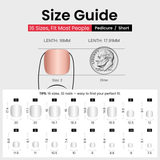 Press On Toe Nails Set 16Pcs Set Xnth | Lirenail Press-On Nails