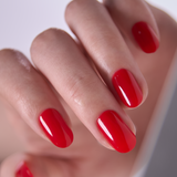 Scarlet Icon S Oval oval press-on nails