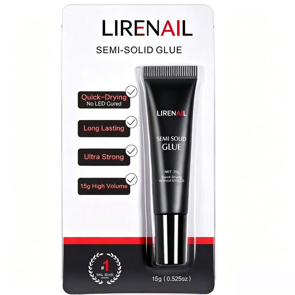 15g Semi solid glue New Upgrade Super Strong Quick drying without cure nail glue