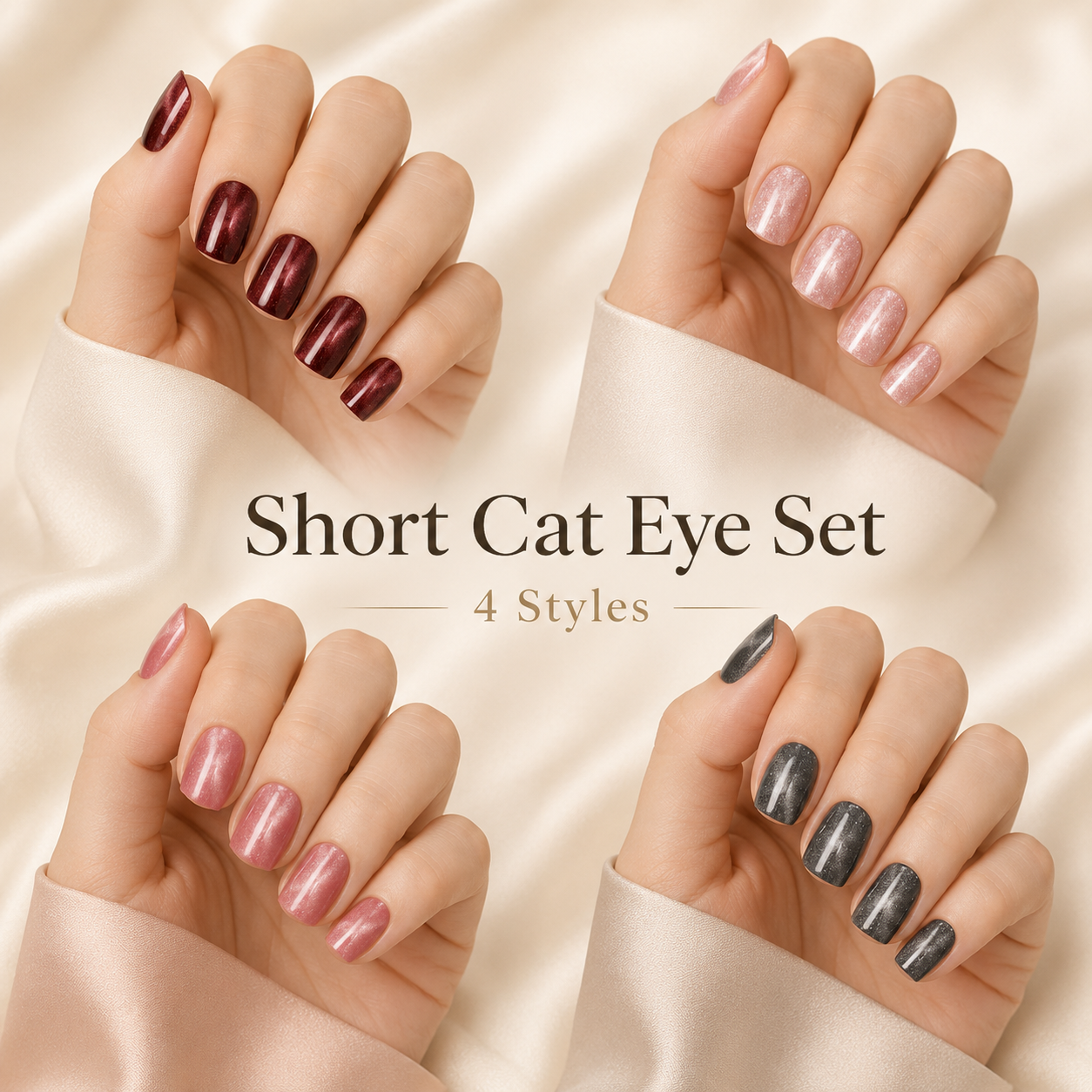 Short Cat Eye Essentials Set – 4 Styles