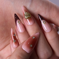 Designer s Pick | Solar Aura L Stiletto short stiletto press-on nails