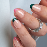 Spark Duo RS Almond almond press-on nails