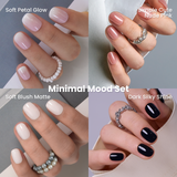 Spring Petal Mix-Extra Short Oval extra short oval press-on nails