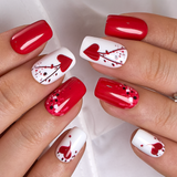 Sweet Flame M Squoval squoval press-on nails