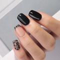Wild Elegance short squoval press-on nails